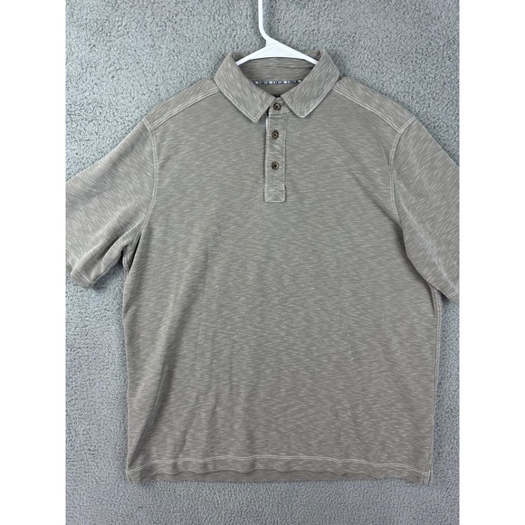 Johnston Murphy Polo Shirt Mens Medium Casual Short Sleeve Soft